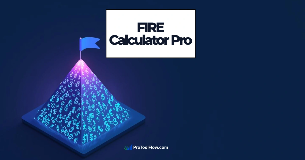 Financial Independence FIRE Calculator Pro 2026 Institutional Dashboard