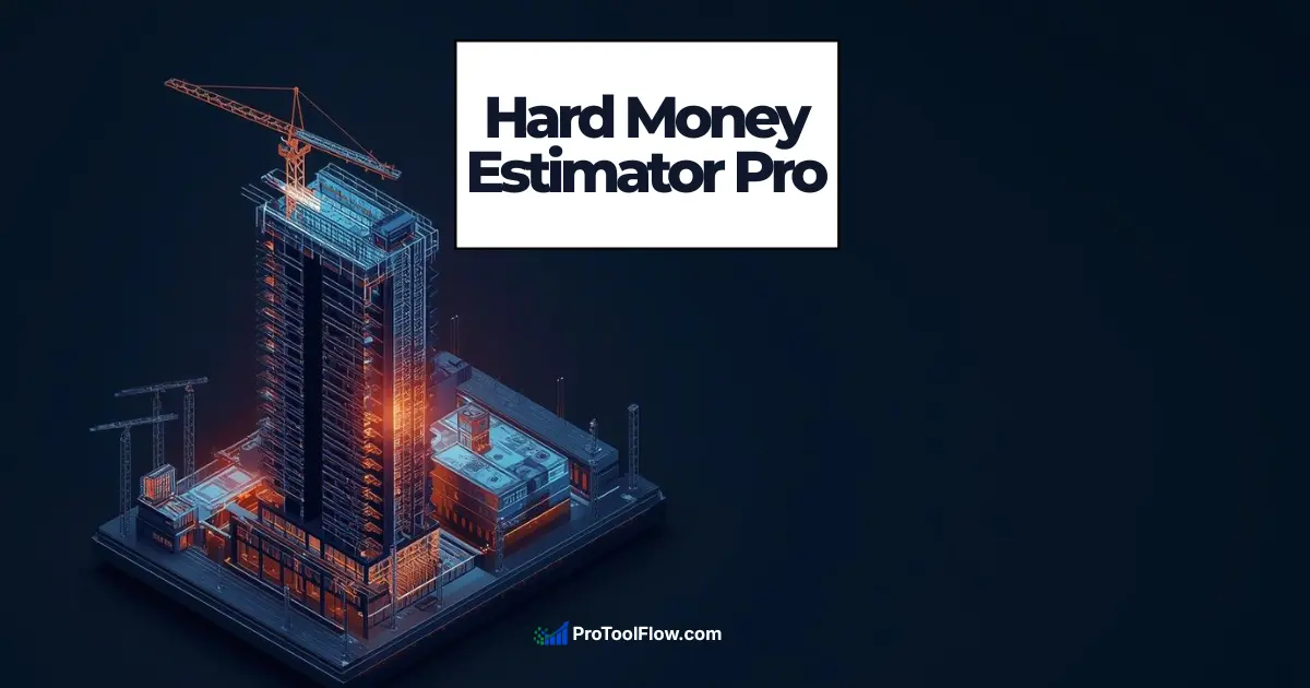 Hard Money Loan Estimator Pro 2026 Institutional Analysis Interface
