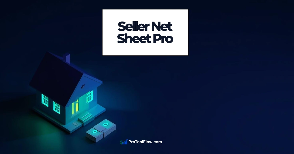Seller Net Sheet Calculator Pro 2026 Institutional Dashboard